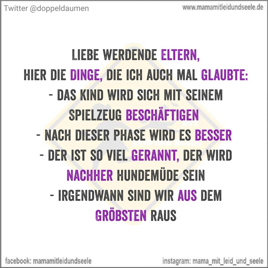 LIEBE WERDENDE ELTERN Mama mit Leid und SeeleMama mit Leid und Seele